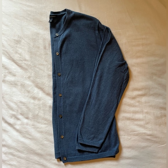 Land's End Button down Ladies Cardigan Sweater Size Medium (10-12) - Picture 9 of 16